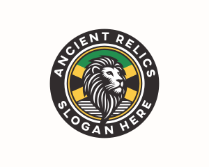 Lion Jamaican Caribbean Logo