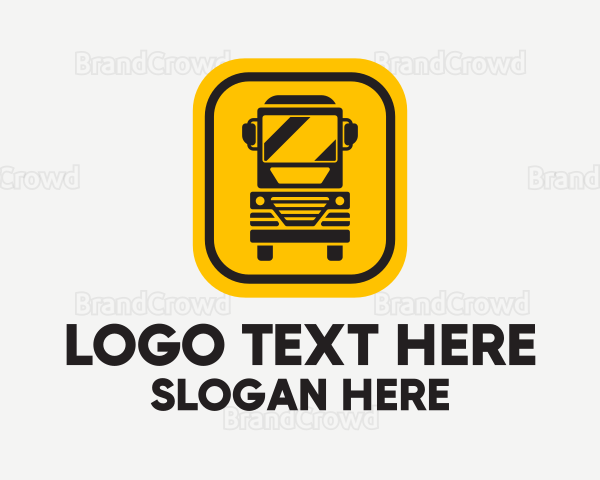 Truck Traffic Sign Logo
