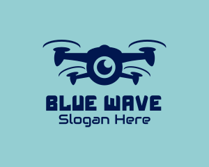 Blue - Blue Camera Drone logo design