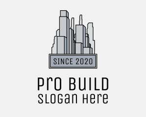 Urban City Buildings  logo design