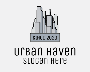 Urban City Buildings  logo design