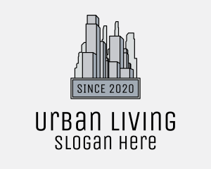 Urban City Buildings  logo design