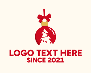 Decor - Christmas Tree Decor logo design