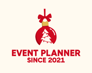 Negative Space - Christmas Tree Decor logo design