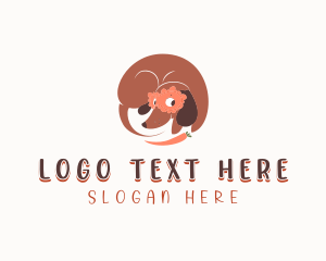 Pet Shop - Pet Dachshund Grooming logo design