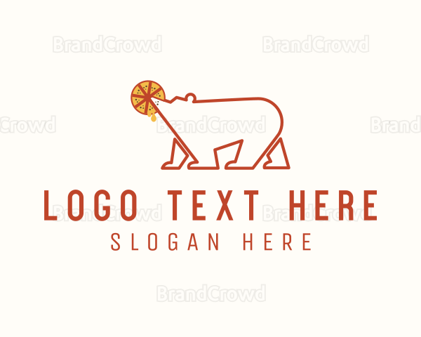 Polar Bear Pizza Logo