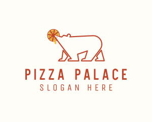 Pizza - Polar Bear Pizza logo design