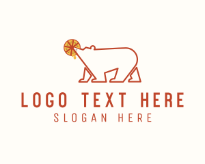 Restaurant - Polar Bear Pizza logo design