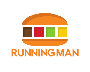 Data - Colorful Burger Food logo design