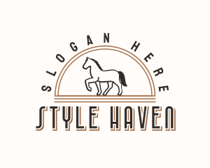 Ranch - Trotting Horse Ranch logo design