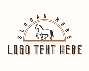 Derby - Trotting Horse Ranch logo design