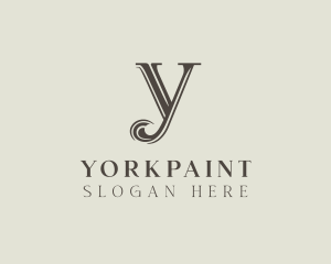 Classic Stylish Letter Y logo design