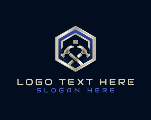 Industrial - Hammer Construction Builder logo design