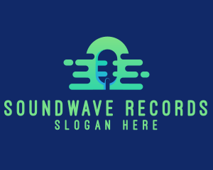 Record - Media Mic Recording logo design