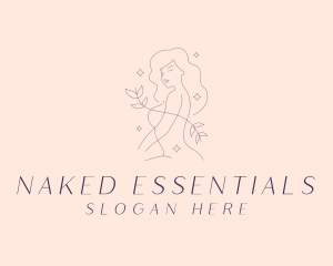 Naked Waxing Salon logo design