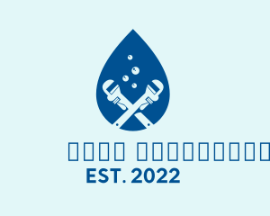 Drainage - Plumbing Maintenance Droplet logo design