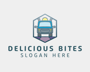 Hexagon Truck Logistics Logo