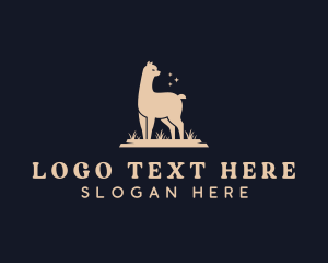 Wildlife - Llama Animal Farm logo design