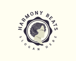 Curly Hair Beauty logo design