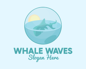 Whale Shark Ball  logo design