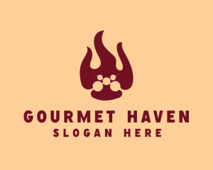 Street Food Grill logo design