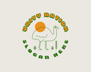 Emu Zoo Park logo design