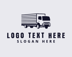 Shipment - Moving Cargo Trucking logo design