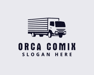 Moving Cargo Trucking Logo