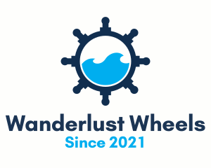 Ship Wheel Marine  logo design