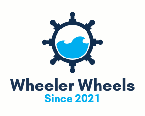 Ship Wheel Marine  logo design