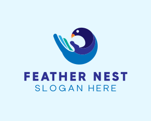 Bird - Arm Bird Animal logo design