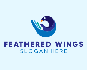 Pigeon - Arm Bird Animal logo design