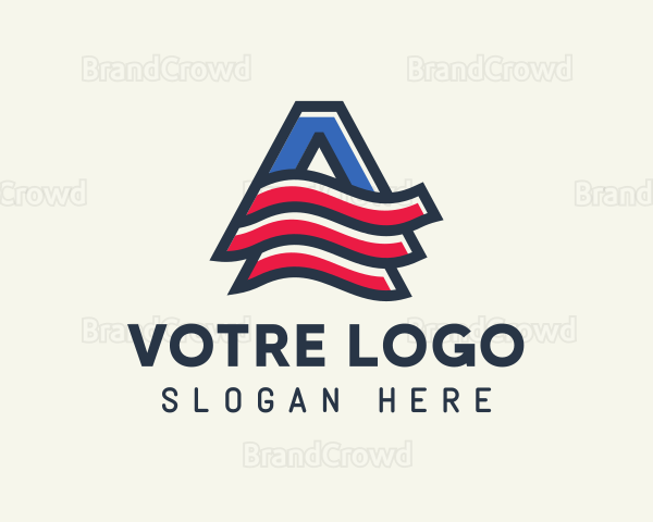 American Letter A Logo