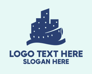 Vacation - City Cruise Ship logo design