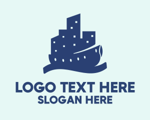 Sailing - City Cruise Ship logo design