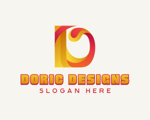 Creative Media Letter D logo design