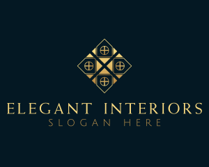 Luxury House Tile logo design