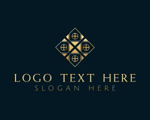 Builder - Luxury House Tile logo design