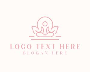 Meditation - Yoga Wellness Spa logo design