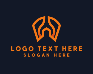 Wrench Spanner Tool logo design