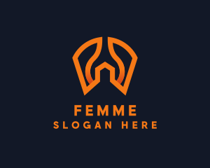 Wrench Spanner Tool logo design