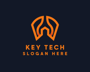 Wrench Spanner Tool logo design