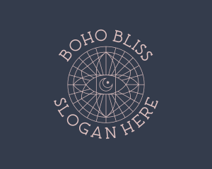 Mystic Bohemian Eye logo design