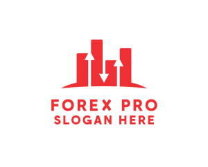 Forex - Business Graph Arrows logo design