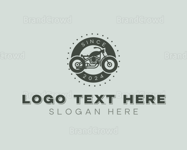 Motorbike Racing Vehicle Logo