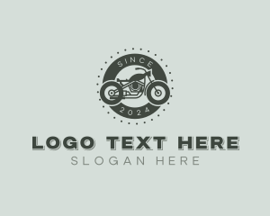 Motorcycle Gang - Motorbike Racing Vehicle logo design