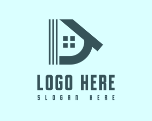 Repair - Letter D House Architecture logo design