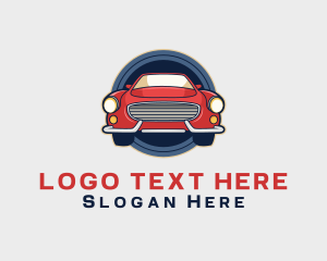 Rental - Headlight Car Auto logo design