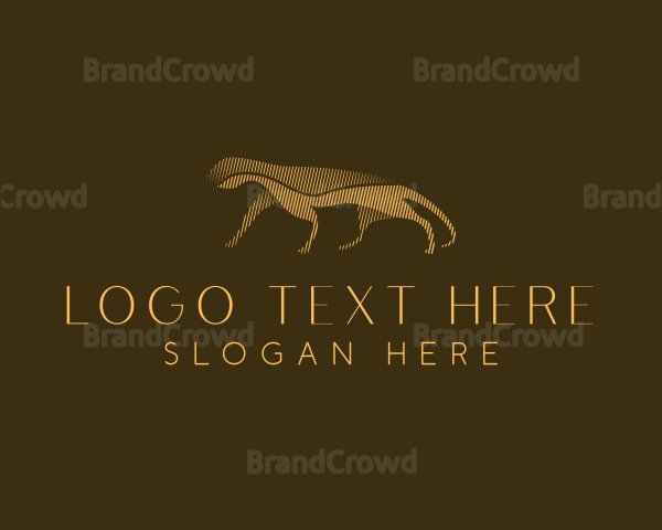 Minimalist Wild Jaguar Logo
