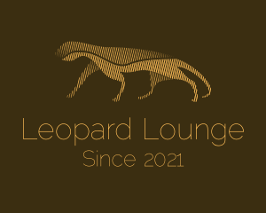 Leopard - Minimalist Wild Jaguar logo design